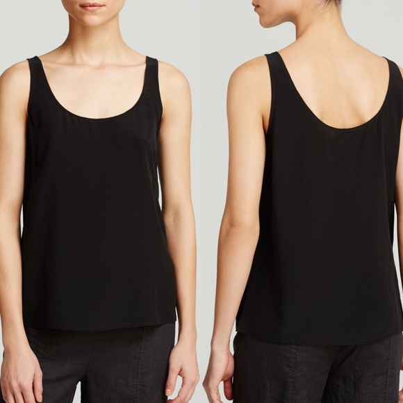 eileen fisher black tank top